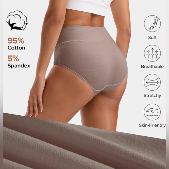 High-Waisted Seamless Panties Set - Picture 5 of 11